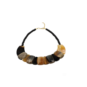 Modern Classic Horn Necklace and Earring Set for Women, Customizable Jewelry Size