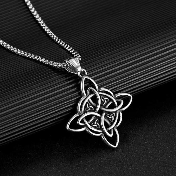 Hip Hop Style Retro Pendant, Hip Hop Trend All Titanium Steel Necklace Male Hand Jewelry