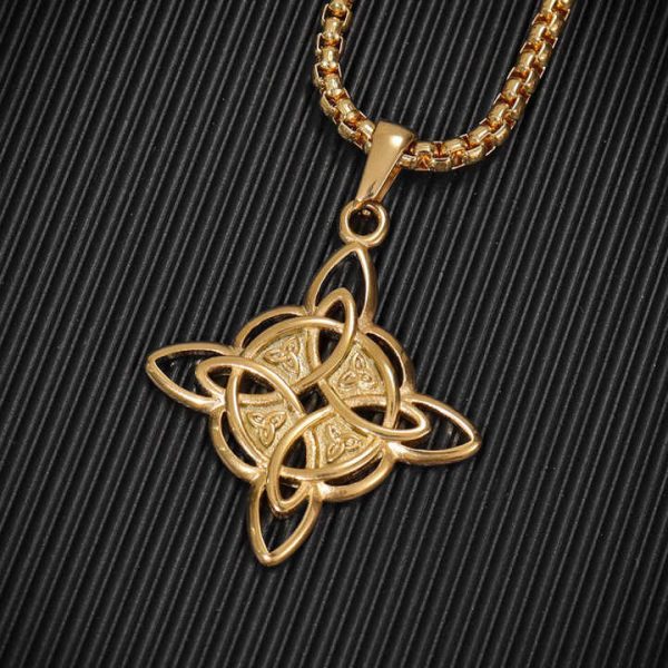Hip Hop Style Retro Pendant, Hip Hop Trend All Titanium Steel Necklace Male Hand Jewelry