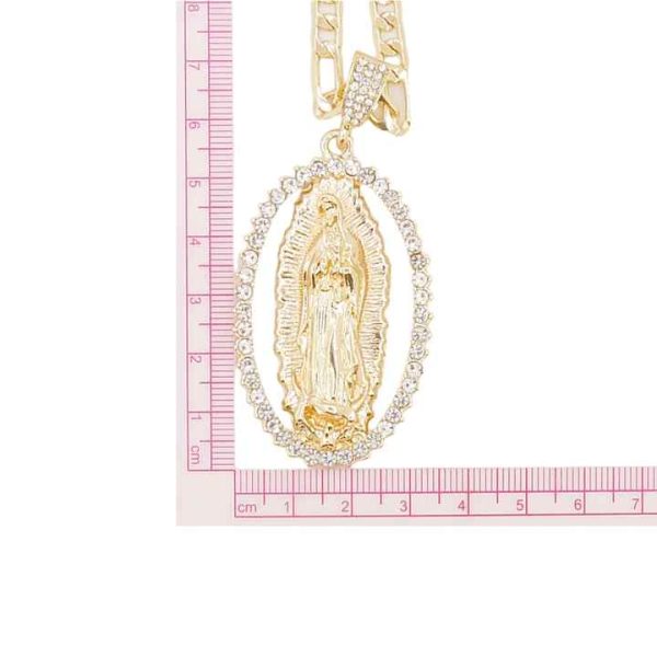 Europe and the United States Cross-border Manufacturers Directly Supply the Virgin Mary Series Pendant Necklace