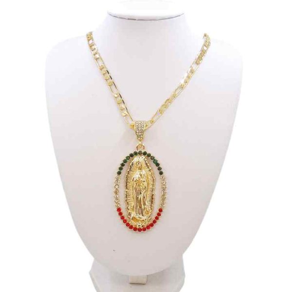 Europe and the United States Cross-border Manufacturers Directly Supply the Virgin Mary Series Pendant Necklace