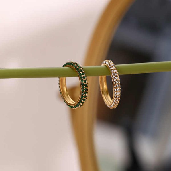 Fashion Jewelry Diamond Crystal Cubic Zirconia Stainless Steel Jewelry Tarnish Free & Waterproof Rings for Women