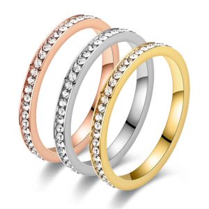 Fashion Rings Stainless Steel for Women Wholesale N230733