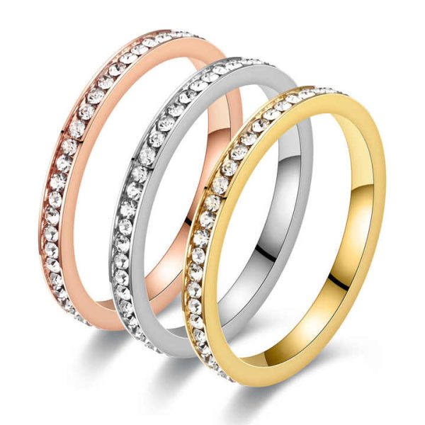 Fashion Rings Stainless Steel for Women Wholesale N230733