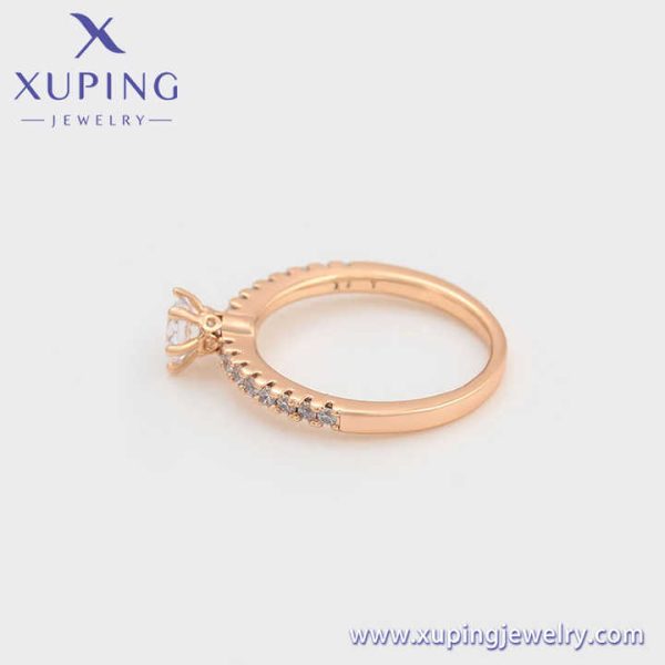 A00684589 Xuping Jewelry New Design Inlaid with Diamond All Over the Sky Star Proposal Engagement 18K Gold Ring