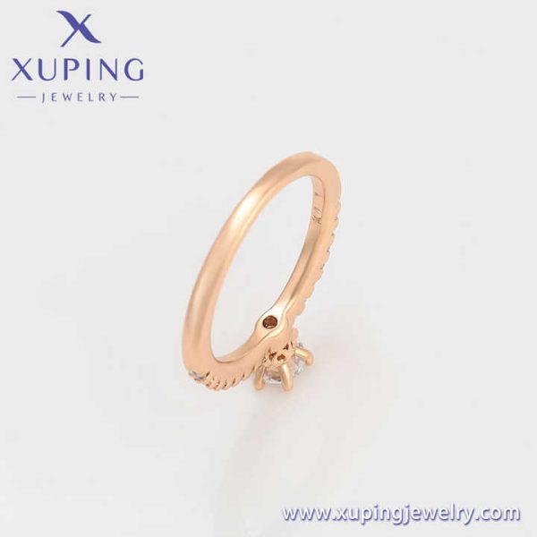 A00684589 Xuping Jewelry New Design Inlaid with Diamond All Over the Sky Star Proposal Engagement 18K Gold Ring
