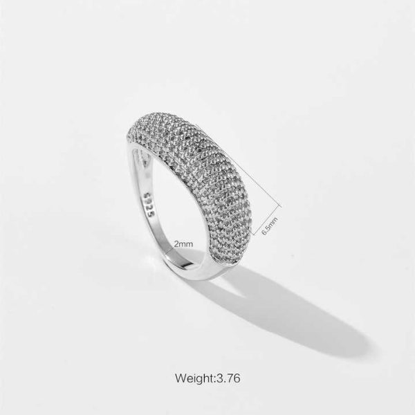 New Model Gold-Plated Women's Fashion Ring Irregular Design Brass Finger Jewelry for Engagement and Anniversary