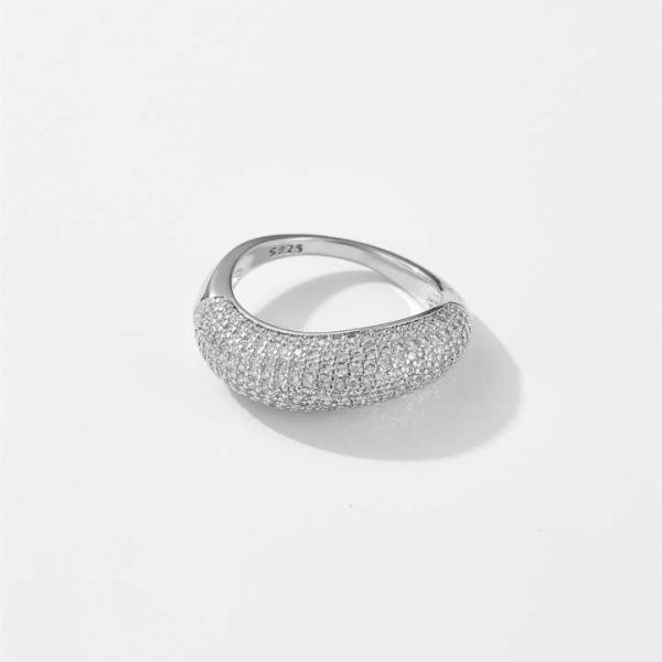 New Model Gold-Plated Women's Fashion Ring Irregular Design Brass Finger Jewelry for Engagement and Anniversary
