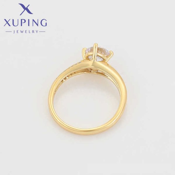 14R2342702 xuping Jewelry 14K Gold Color Elegant, Simple, Fashion Fashion Ring Synthetic Moissanite Rings Diamond Ring