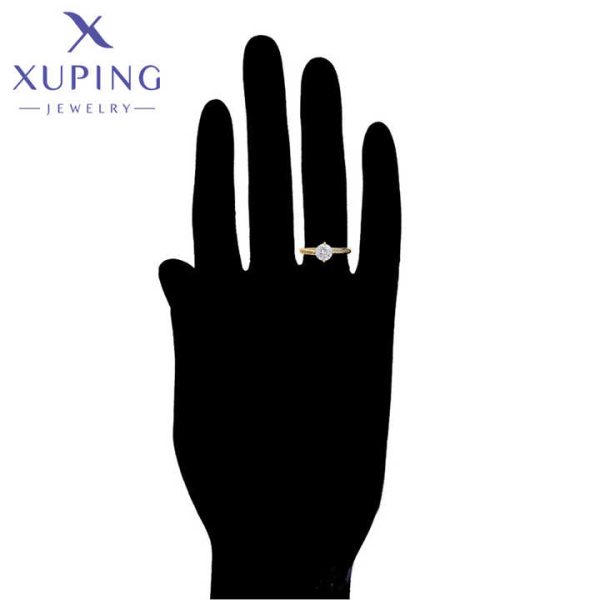 14R2342702 xuping Jewelry 14K Gold Color Elegant, Simple, Fashion Fashion Ring Synthetic Moissanite Rings Diamond Ring