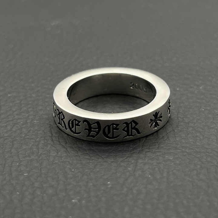 Wholesale Cross Sense of Advanced Vintage Punk Hiphop Retro Style Etrnal Ring Fashion Jewelry Rings for Men Woman Gothic Chrome