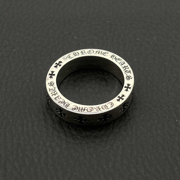 Wholesale Cross Sense of Advanced Vintage Punk Hiphop Retro Style Etrnal Ring Fashion Jewelry Rings for Men Woman Gothic Chrome