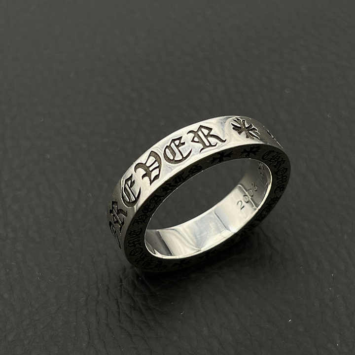 Wholesale Cross Sense of Advanced Vintage Punk Hiphop Retro Style Etrnal Ring Fashion Jewelry Rings for Men Woman Gothic Chrome