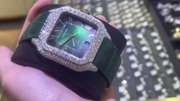 Custom Hip Hop Stainless Steel Diamond Ring - Rapper Style Unisex Jewelry with Pave Setting and Gold Plated Options
