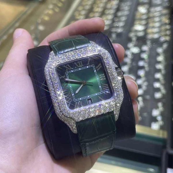Wholesale Fine Hip Hop Watches Custom Hip Hop Diamond /Lab Diamond/Moissanite Watch Rapper Style Hip Hop Jewelry Watch