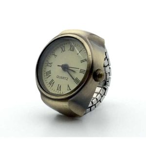 Luxury Brand Free Size Rings Quartz Watches Men Women Couple Ring Watch Ladies Fashion Clock Relojes