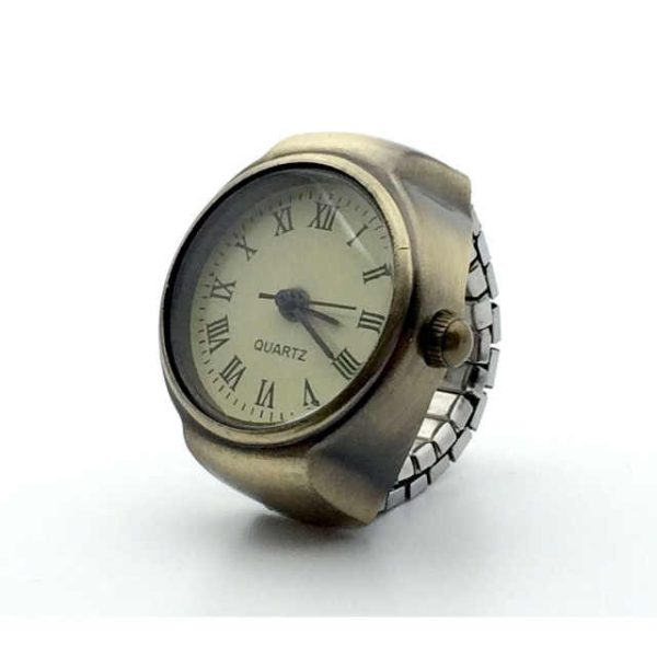 Luxury Brand Free Size Rings Quartz Watches Men Women Couple Ring Watch Ladies Fashion Clock Relojes