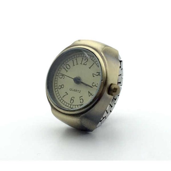 Luxury Brand Free Size Rings Quartz Watches Men Women Couple Ring Watch Ladies Fashion Clock Relojes