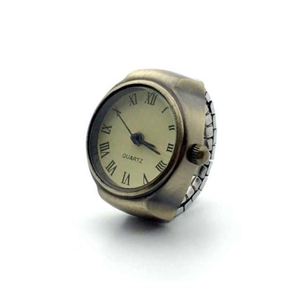 Luxury Brand Free Size Rings Quartz Watches Men Women Couple Ring Watch Ladies Fashion Clock Relojes