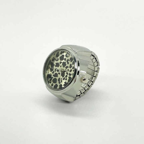2025 Luxury Design Leopard Ring Watch for Man and Women Golden Quartz Retro Dial Finger Rings Watch for Jewelry Clock Gift