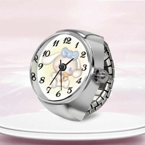 Wholesale Luxury Free Size Rings Quartz Watches Women Men Couple Ring Watch Ladies Fashion Clock Relojes