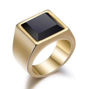 Stainless Steel Zircon Bezel Setting Ring Watch Trendy Hip-Hop Style Unisex Jewelry for Engagements Weddings Parties