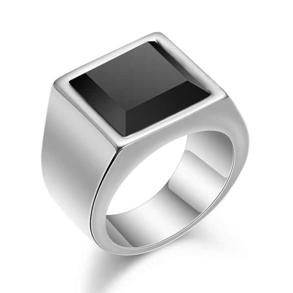 Special Counter Pearl Jewelry Main Material Punk Style Endless Insert Inlay Technology Rings