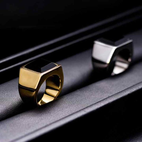 Special Counter Pearl Jewelry Main Material Punk Style Endless Insert Inlay Technology Rings