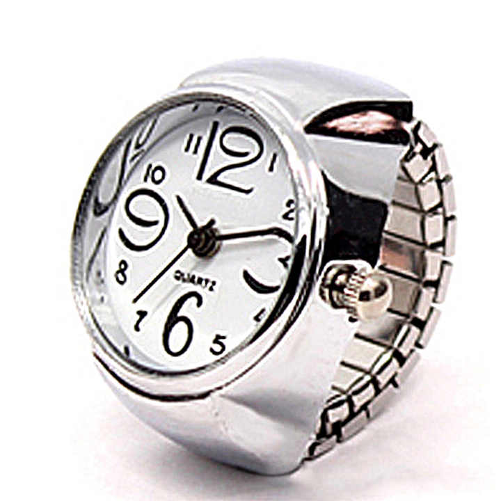 Ring Watches for Women Men Quartz Watch Dial Band-Ring Creative-Finger Watch