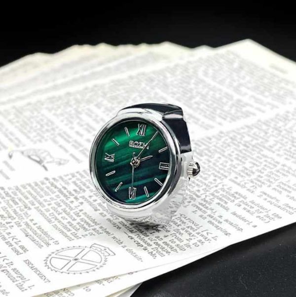 Wholesale Hot Finger Ring Watch Alloy Men Women Elasticity Mini Rings Watches
