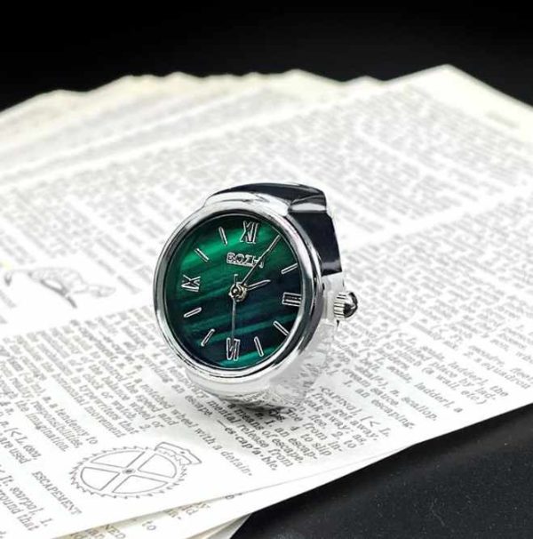 Wholesale Hot Finger Ring Watch Alloy Men Women Elasticity Mini Rings Watches