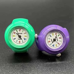 Trendy Vintage Steampunk Adjustable Alloy Finger Ring Watch for Unisex Daily Wear, Party, and Anniversary Gifts in 4 Colors