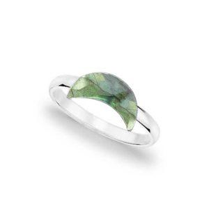 Labradorite Faceted Crescent Gemstone Ring Watches Wholesale 925 Sterling Silver Electroplated From India Christian Collection