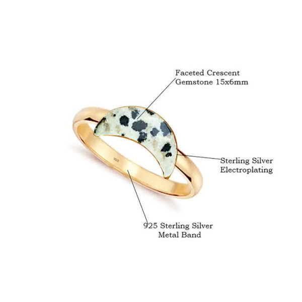 Labradorite Faceted Crescent Gemstone Ring Watches Wholesale 925 Sterling Silver Electroplated From India Christian Collection