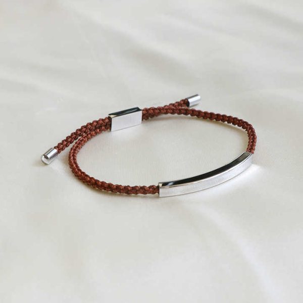 Luxury Designer Adjustable Rope Bracelet Jewelry Custom Cute Couple Friendship Bracelet for Women Men