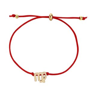 Wholesale Customized Adjustable Lucky Red Rope 12 Zodiac Bracelet Zodiac Card Bracelet