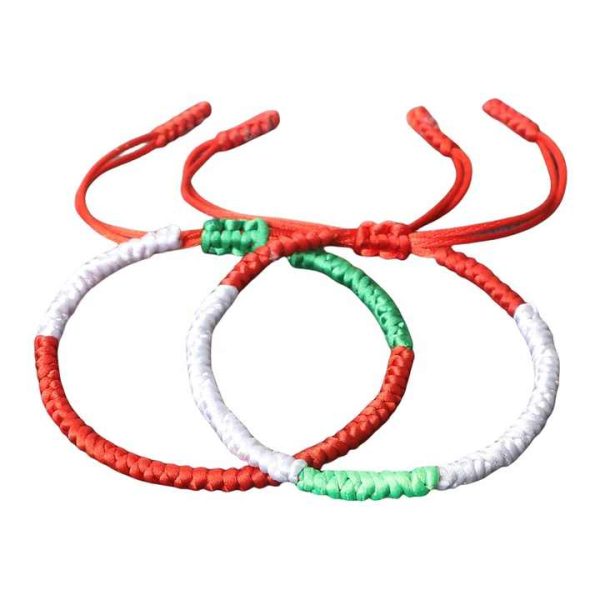 Lucky Rope Bracelets Women Men Couples Vintage Handmade Braided Hand Chain Wrist Wedding Jewelry