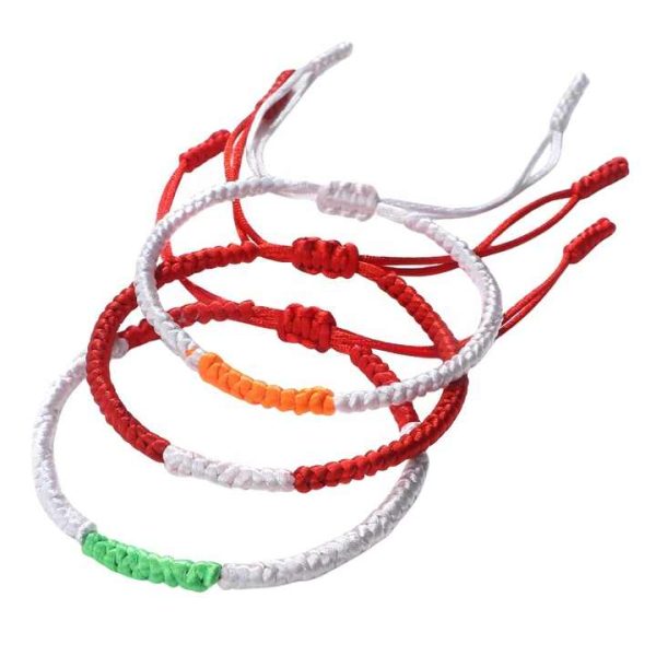 Lucky Rope Bracelets Women Men Couples Vintage Handmade Braided Hand Chain Wrist Wedding Jewelry