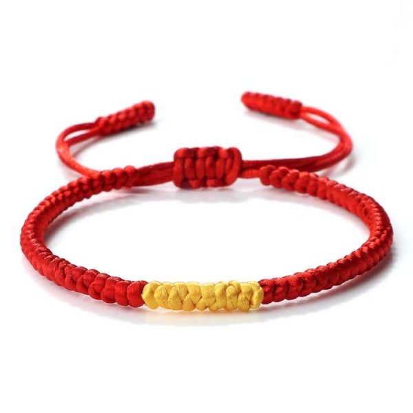 Lucky Rope Bracelets Women Men Couples Vintage Handmade Braided Hand Chain Wrist Wedding Jewelry