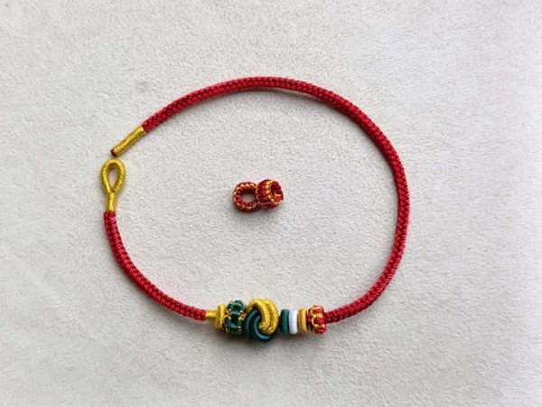 Adjustable Handmade Woven Bracelet with Chinese Elements Original Fashion String Bangles Stylish Trendy Gift Idea