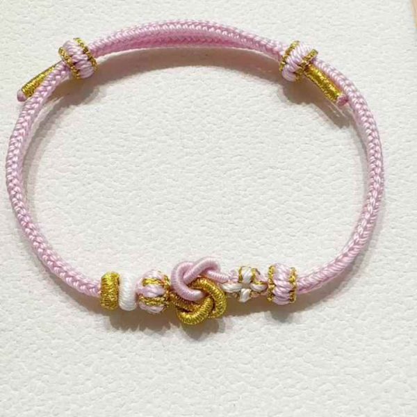 Adjustable Handmade Woven String Bracelet with Colorful Chinese Elements, Trendy 3mm 2.5mm 2mm Bangle Gift