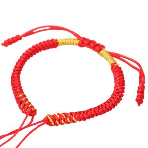 Gold Thread Diamond Knot Bracelet Can Wear Transshipment Bead Hard Gold DIY Semi-finished Hand Rope Female Wholesale