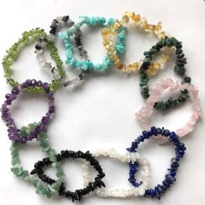 Handmade Pink Opal Olivine Crystal Gravel Stone Adjustable Beaded Bracelet for Women Souvenir Birthday Gift