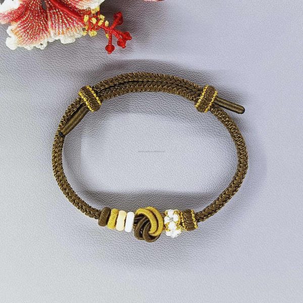 Handmade Adjustable Woven Bracelet Religious Elements Original Fashion String Bracelets 3mm/2.5mm/2mm Sizes Trendy Bangles Style