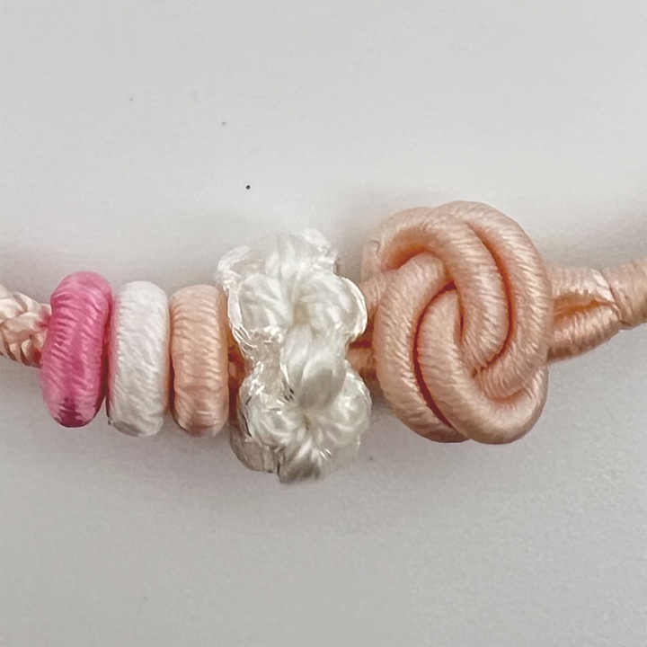 2025 New Fashion Pink Dimple Knot Jewelry Lucky Hand Braided String Bracelets Adjustable Braided Hand Rope Trendy for Gift