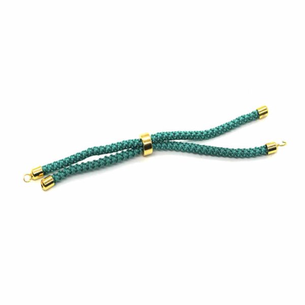 Hot Selling DIY Jewelry Half-finished Woven Rope Nylon String Bracelet Connector Bracelet for Adjustable Bracelet