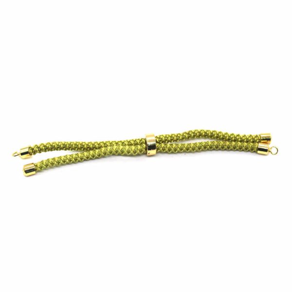 Hot Selling DIY Jewelry Half-finished Woven Rope Nylon String Bracelet Connector Bracelet for Adjustable Bracelet