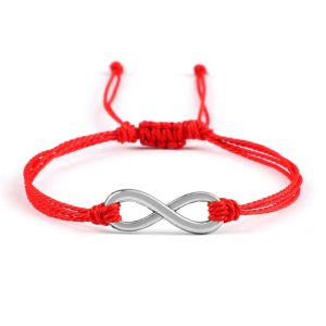 Adjustable Lucky Red String Charm Bracelet for Layering, Friendship, Couple, Classic Unisex Jewelry Gift