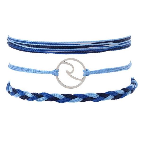 Handmade String rope Woven Bracelet Set for Women Handmade Embroidery Friendship Braided Bracelet