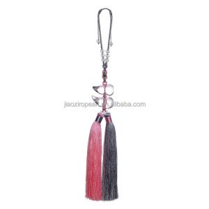 Handmade Crystal Tassel Pendant for DIY Jewelry Making - Trendy String Bracelet Accessories Unisex Anniversary Gift